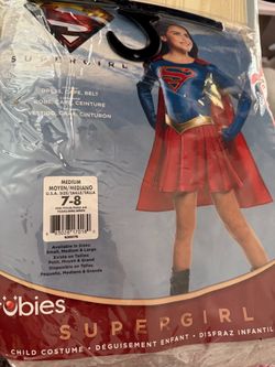 Supergirl costume girls sz 7-8