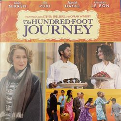The HUNDRED-FOOT JOURNEY (Blu-Ray-2014) Helen Mirren + Om Puri + Manish Dayal!