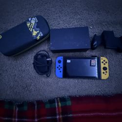 Full Nintendo Switch 1 bundle with custom joy cons