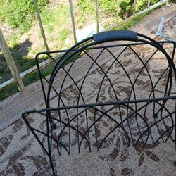 1950s Wire Magazine Rack Atomic Mid Century