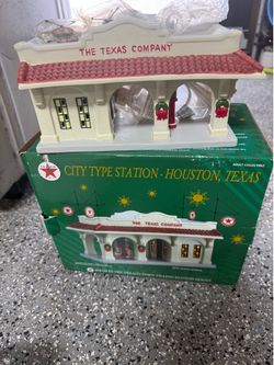 Texaco City Type Station Houston Texas Collectible