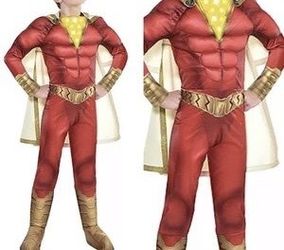Shazaam Child Halloween Costume Superhero Lights Up
