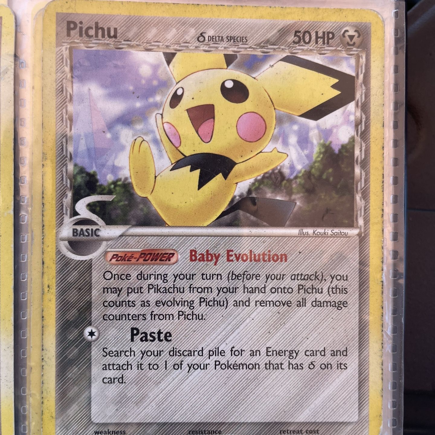 all pichu pokemon cards Card DELTA SPECIES for Sale in Orland Hills, IL show them to your opponent Ethan's Pichu - 071/182 -