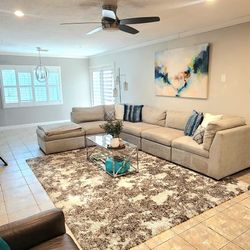 Living Room L Shaped Couch For Sale!!