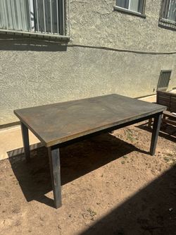 Metal Top Table