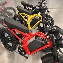 ✅⚡️BRAND NEW - 2000W (Peak)1500 Watt Electric Ebike, 🚀 39mph Top Speed Heavy Duty/Full Suspension  (Black, Red Or Yellow)-w/FREE LOCK
