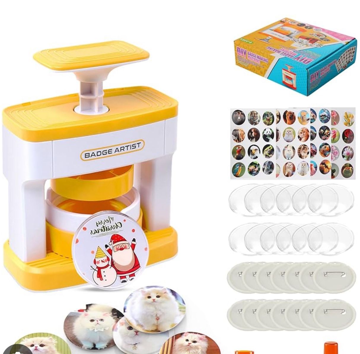 Plastic Badge Making Machine