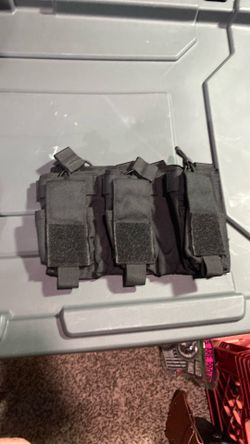 Molle black pouches