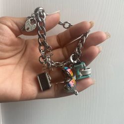 Fossil charm Bracelet With Charms