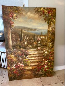 Italian scenery/canvas painting