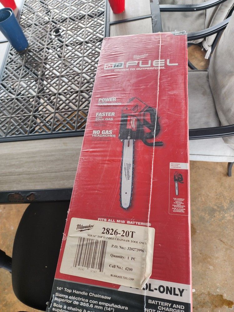 New in the Box MILWAUKEE CHAINSAW