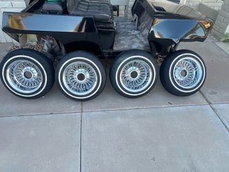 13 inch cross laced wire rims