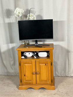 Multi-Purpose Solid Wood Cabinet * TV Stand * Microwave Stand * End Table * Nightstand