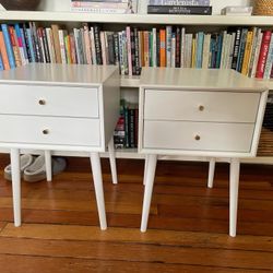 Mid century style nightstands - $100 for pair