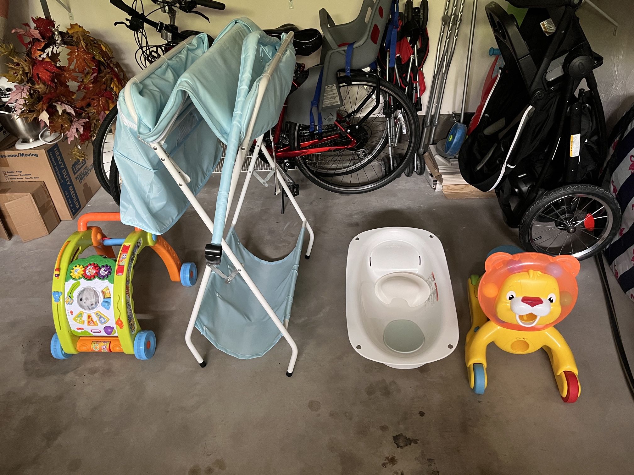 Baby Changing Station. Bath Tub, Walker Etc