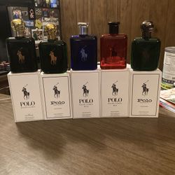 5 Men's Polo Ralph Lauren Fragrances 