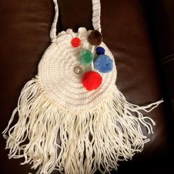 Crochet purse
