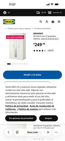 Storage/closet ikea white