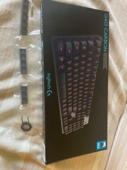 Logitech G413 Carbon Mechanical Gaming Keyboard – Like New w/ Box & Extra Keycaps