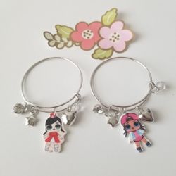 BRATZ Dolls Charm Kids Silver Bracelet New