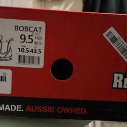 Brand New Red Back Boots Soft Toe 