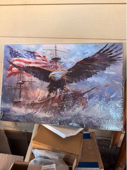 American eagle canvas art