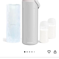 Brand new Portable Breast Milk Cooler for Travel, 22oz Large Capacity Breastmilk Chiller for Working Moms, 360° Cooling Keeps Milk Chilled 24 Hours, I