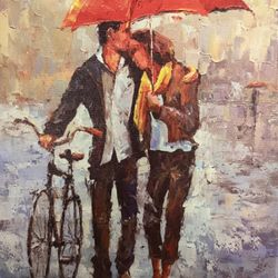 Man And Woman Wall Canvas