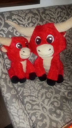 Red Bull Stuffed Animal Plush Set of 2
