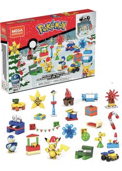 Pokémon Advent Holiday Christmas Calendar Mega Construx Building Blocks