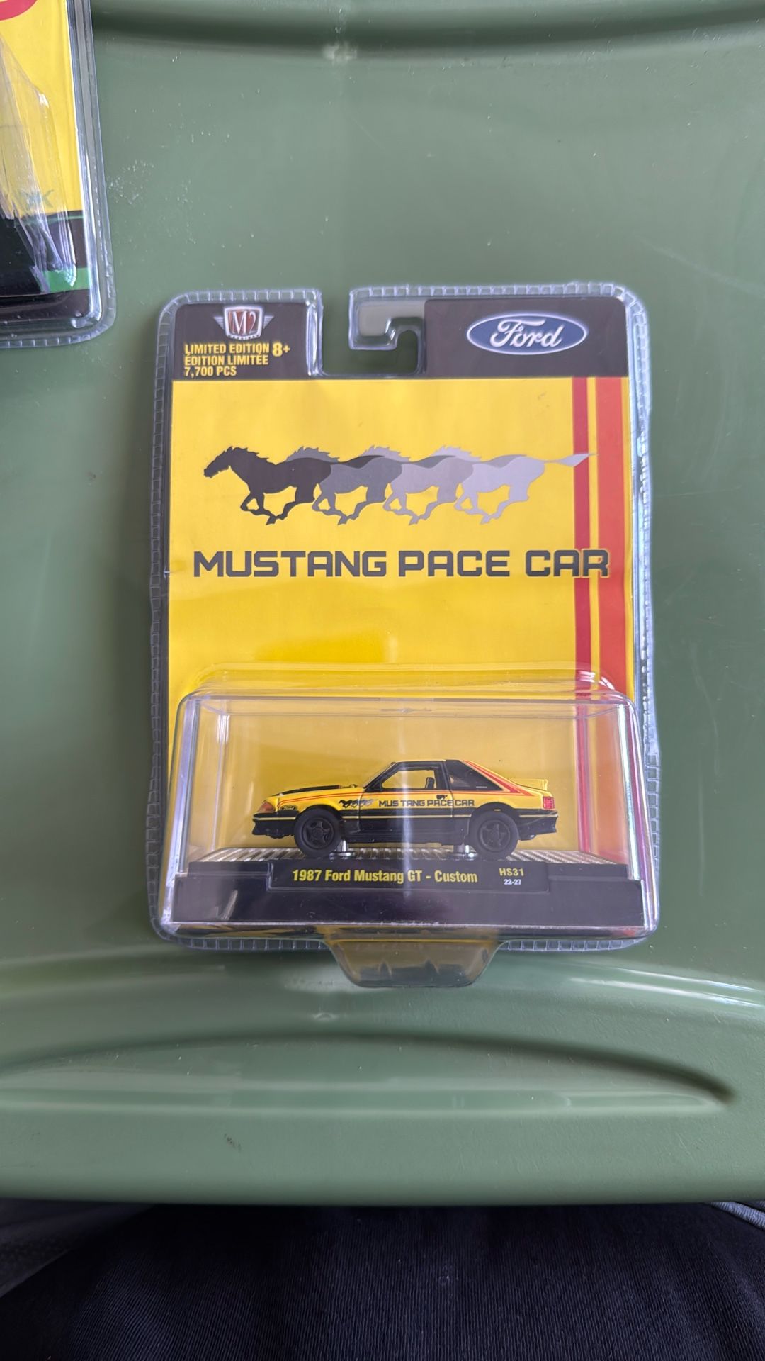 Diecast M2 Ford Mustang Pace Car 1987