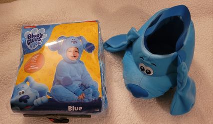 Like new! Blues Clues Costume and Bucket - Size 6-12 Months