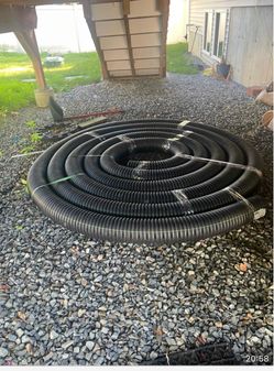 Black Corrugated Flexible Drainage Pipe Coil