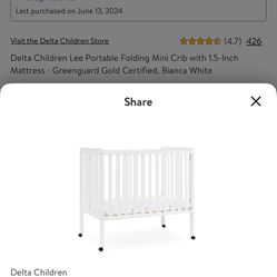 Foldable Portable Crib