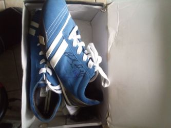 Shelby Cobra Racing Shoes Signed By Caroll Shelby