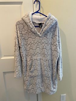 Mickey Mouse Faux Fur Hooded Sleeper Nightgown - Size Medium