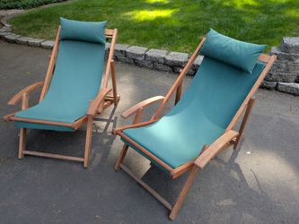 Camping recliner sling chairs