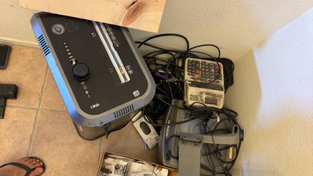 Electronics cables shredder projectors etc