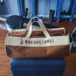 Vintage DP Leach Racquetball Gym Bag