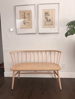 Hearth & Hand Magnolia Solid Wood Shaker Bench