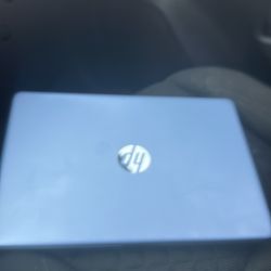 Blue HP 14"  Touchscreen laptop