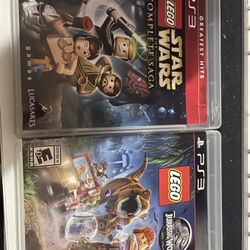 LEGO Star Wars The Complete Saga PS3 Sony And Lego Jurassic Park