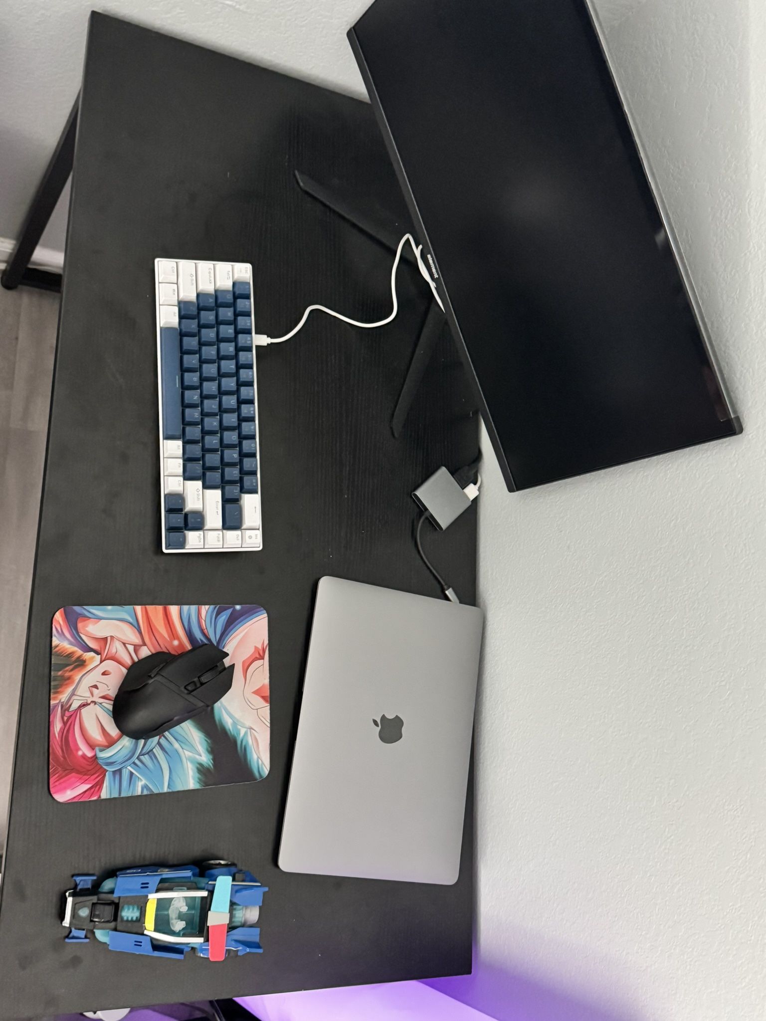 Monitor Screen And Desk