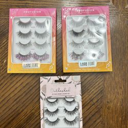 NWT 11 pairs 3D premium lashes set bundle 
