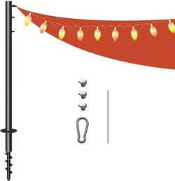 Brand new sun sail/ lights poles( set of 2)