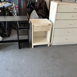 Dresser, Night Stand and Desk 