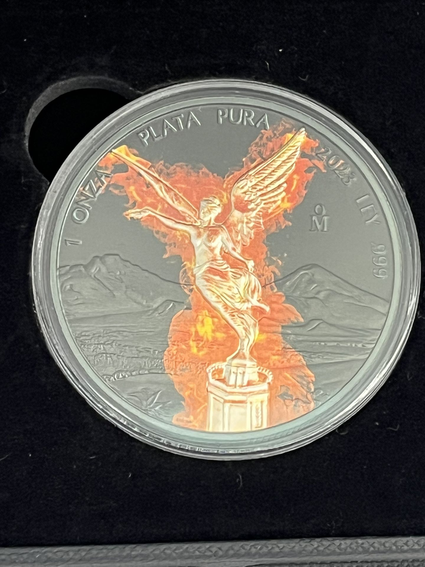 Black Platinum 1 Oz .999 Fine Silver Libertad Mexico