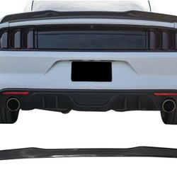 Brand New 2015-2023 Ford Mustang Real Carbon Fiber Rear Trunk Spoiler Wing

