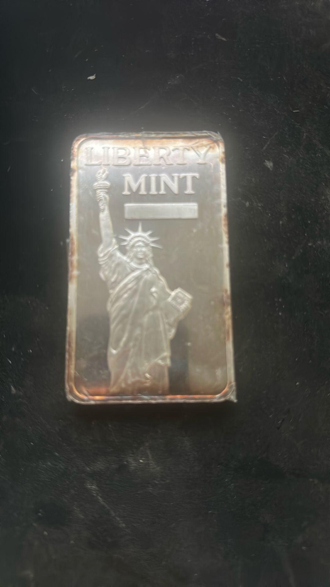 Liberty Mint 10 Oz Silver Bar 999 Fine Silver
