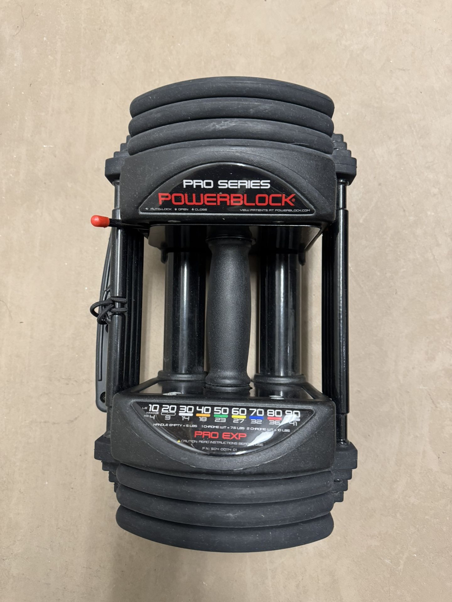 PowerBlock Pro EXP Stage 1 Set (5-50 lb) (one dumbbell)